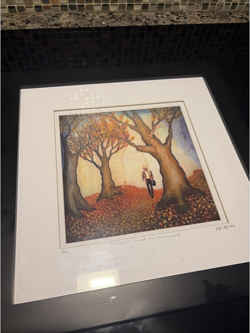 Limited Print 8 Of 20. The Drifter After The Fall.By Artist Jeffrey Schweitzer